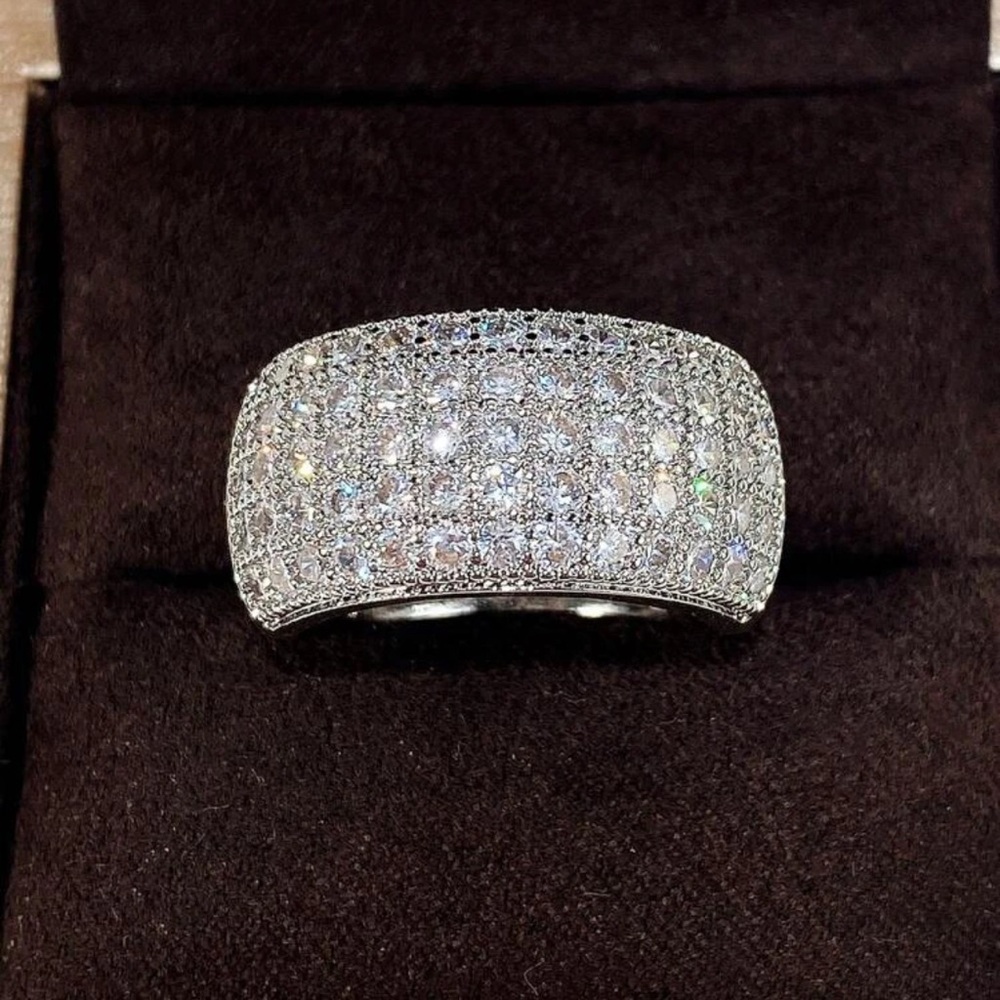 BRIDAL WEDDING  PROMISE RING - Picture 8 of 9